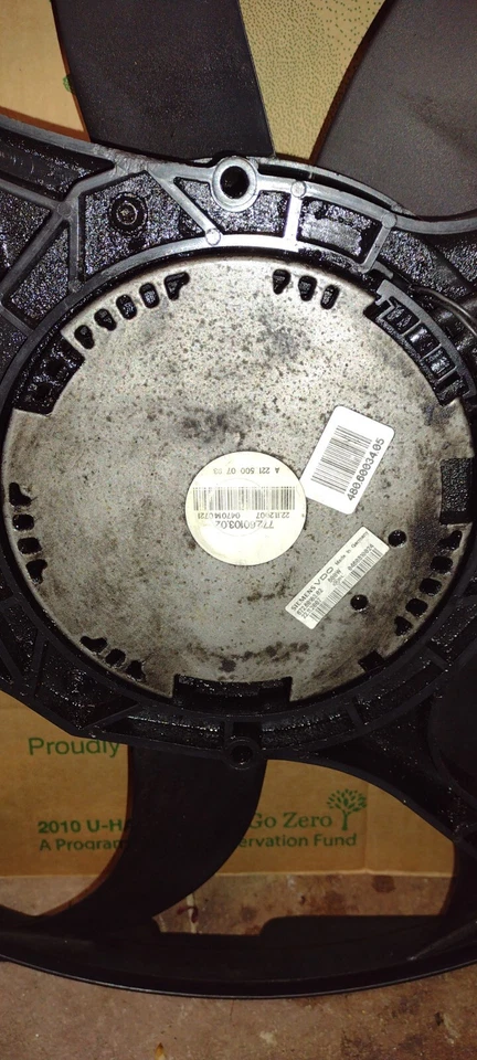 07 - 10 Conjunto Ventilador Radiador Mercedes W221 / CL550 / S550 / Eléctrico  Foto 4 de 4