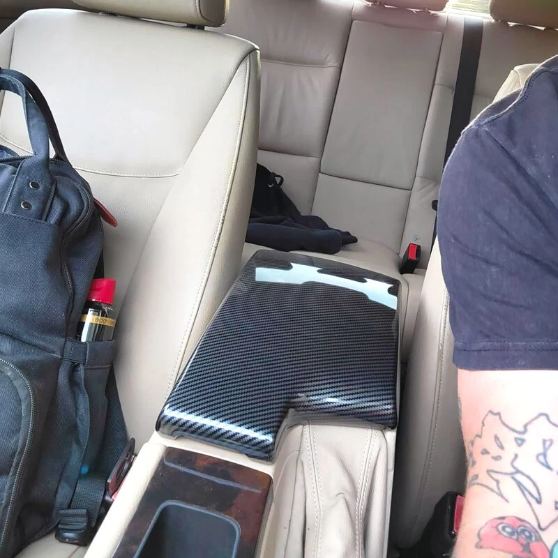 Крышка подлокотника из углеродного волокна для BMW 3 серии E90 E91 E92 E93 - Изображение 2 из 4