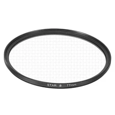 77mm Star Lens Filter, Starburst Lens Filter 8 Points