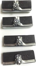 4 x Rod Brake Blocks Pads Angle Sided Vintage Raleigh Rodster Bike Bicycle