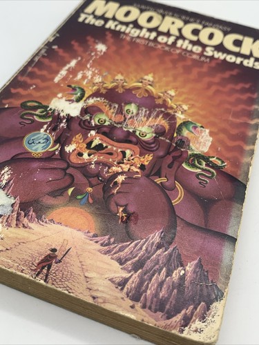 The Knight of the Swords (Paperback) Michael Moorcock (1974) Book 1 Corum - Foto 7 di 10