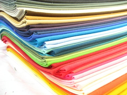 tessuto 100% cotone tinta unita spessore tessuto tela sottile lino scarpe borsa tessuto - Foto 4 di 14