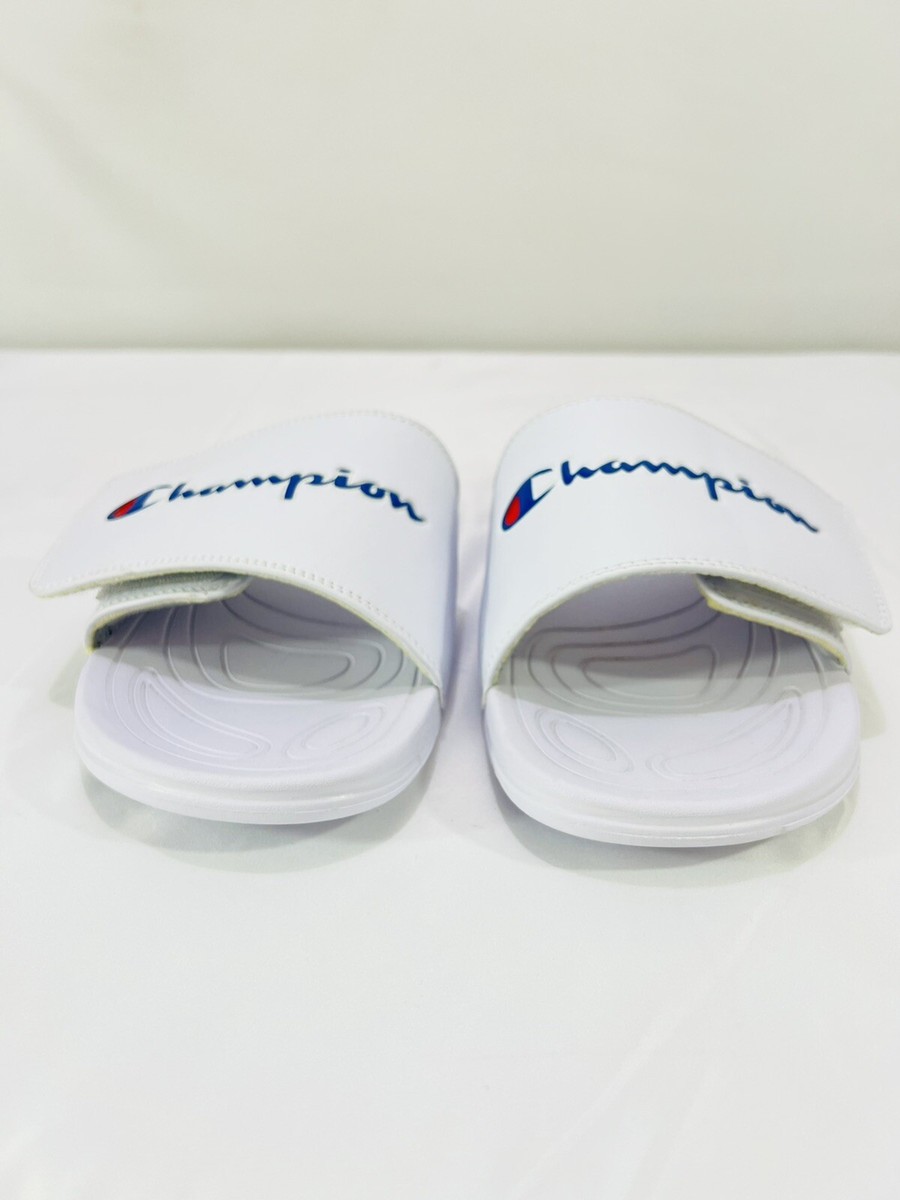 Champion Mens White Logo Slides Sandals Shoes Size 13 NWOT  display picture 3