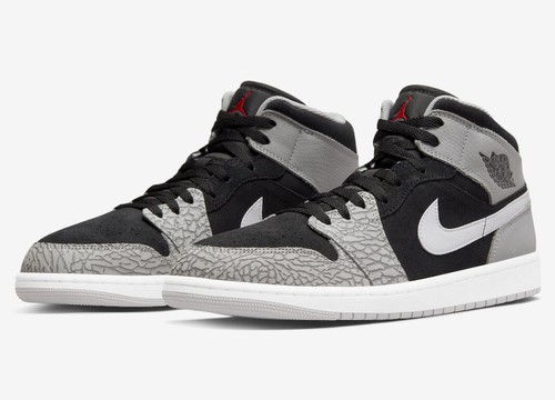 Nike Air Jordan 1 Mid 'Elephant Print' (DM1200 016) Tallas UK 6-11 - Imagen 2 de 7