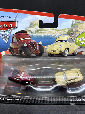 Disney Pixar Cars 2 Uncle Topolino Mama Topolino Diecast Exclusive