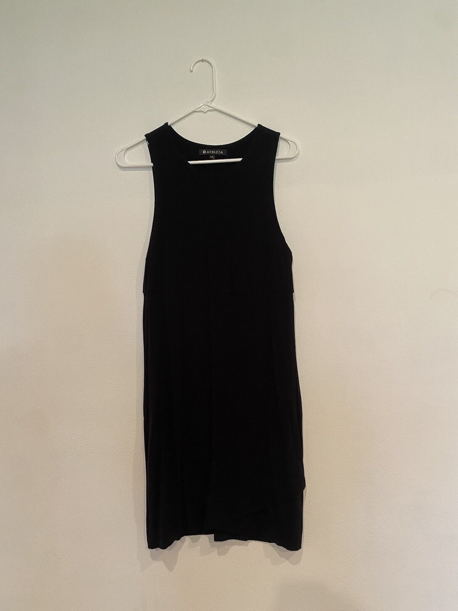 athleta black dress Athleta Black Sleeveless Santorini Thera Dress – famousbrandstrading