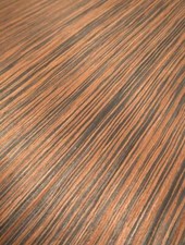 Makassar Placage Bois D'Ébène Braun Saraifo Bilha 250x32cm