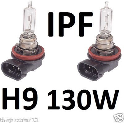 JTX H9 Globes Bulbs 130W 12V suit ARB IPF 800 900 Extreme Sport Driving Lights