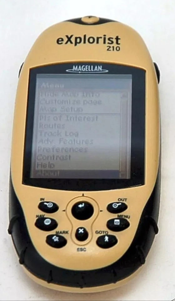 Magellan eXplorist 210 Handheld GPS Unit Waterproof Hiking geocaching portable - Image 2 of 3