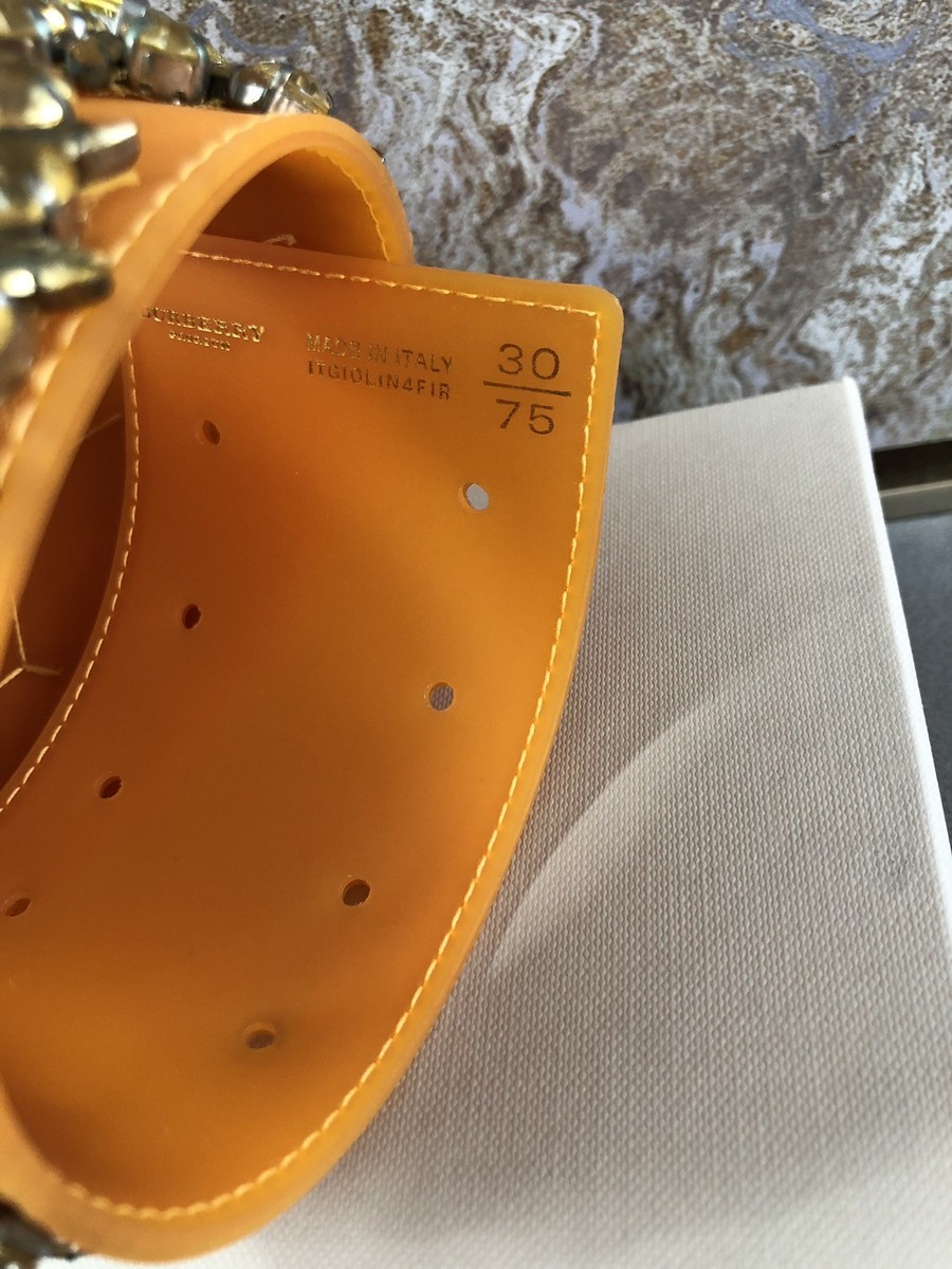 Burberry Crystal Embellished Silicone Waist Belt | eBay
