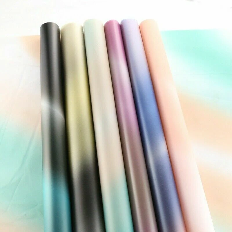 20 Sheet Florist Flower Wrapping Paper Aurora Matte Bouquet Film Waterproof - Image 3 of 4