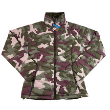 Columbia Womens Powder Lite Jacket Omni Heat Purple Camo XS New with Tags