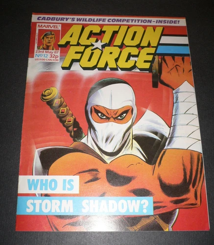 Action Force #12 Who Is Storm Shadow Marvel Comics 23rd May 1987 NM