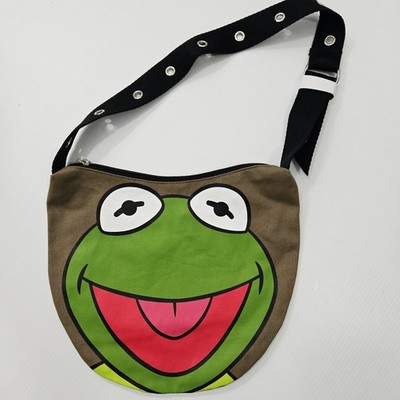 DisneyParks The Muppets Vintage Walt Disney World Kermit The Frog Canvas Bag New