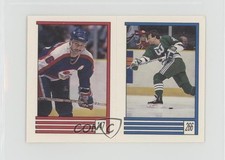 1989-90 O-Pee-Chee Album Stickers Laurie Boschman Paul MacDermid #147-266 0a1