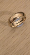 9ct Solid Gold Heavy Band Ring 5.7grams size Q 8.5uk