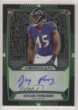 2019 Panini Obsidian Rookie Electric Etch Green 40/50 Jaylon Ferguson Auto v1x