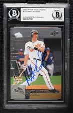 BAS 2009 Upper Deck Update Series 1 & 2 Fat Packs Matt Wieters BGS Authentic ow6