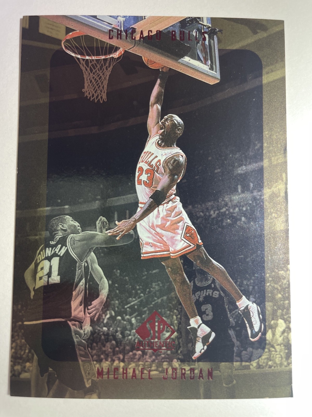 1997-98 SP Authentic Gold Michael Jordan #23