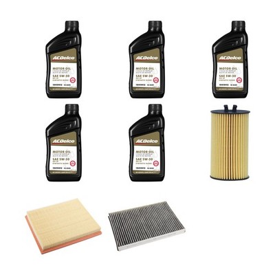 ACDelco 10-9289 5W-30 Syn Blend / Air Oil Cabin Filters PF2257G 95528292