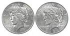 1924 & 1924 & Peace Silver Dollar $1 Bullion Collection Lot *956