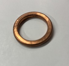 ONE Honda C50 C70 C90 Cub FLAT Copper Exhaust Gasket OD 33mm ID 24 Thickness 4mm
