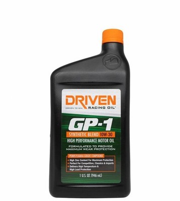 Driven 19306 GP-1 High Performance Motor Oil, Synthetic Blend 10W-30, 1 Quart