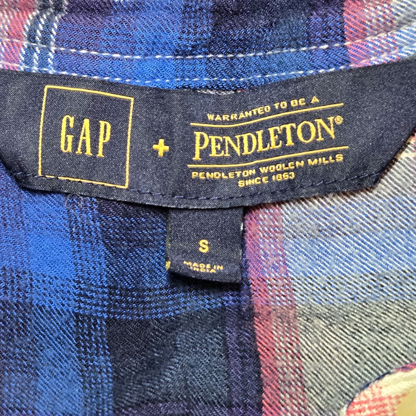 GAP + Pendleton Women's Soft Button Down Plaid Fl… - image 4