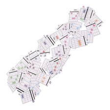 Portable Guitar Chord Chart Multi Color Paper Beginner Chord Guide for Guitar
