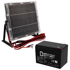 Mighty Max 12V 15AH F2 SLA Battery Replaces Peg Perego Raptor  12V Solar Panel