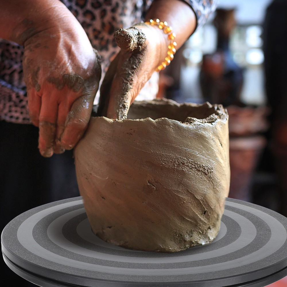 Swivel Base Pottery Wheel Accessories Small Turntable for Crafts - Main Image