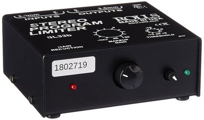 rolls Stereo Program Limiter, Black (SL33B) 