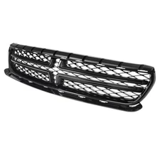 Front Black Bumper Radiator Upper Grille For Dodge Charger SE SXT 2015-2023