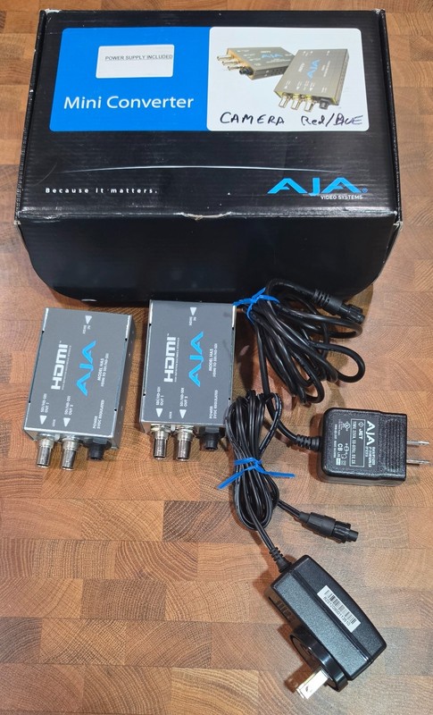 Pair of AJA HA5 HDMI-SDI/HD-SDI Converters