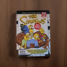 Tv Guide Puzzler Magazine The Simpsons 100+ Games & Trivia 