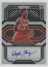 2020-21 Panini Prizm Rookie Penmanship Silver Onyeka Okongwu #RP-OOG Auto 0o5t