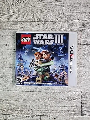 LEGO Star Wars III: The Clone Wars (Nintendo 3DS) CIB Complete - US VERSION