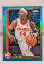 2025-26 Topps Chrome - Terance Mann #9 Aqua Refractor /199