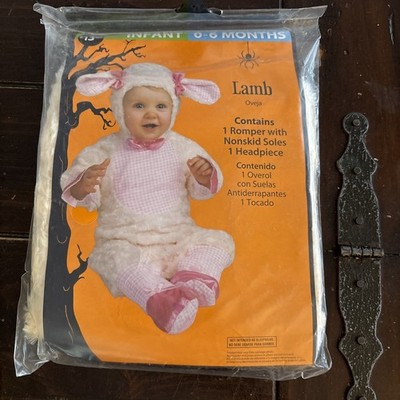 Infant Toddler Girls Cute Lamb Costume By Happy Halloween 6-12 mon 12/18 mon