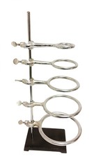 Support Stand with Stamped Steel Base and Five Support Rings