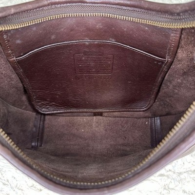 Vintage Coach Ergo 9033 One Shoulder Bag Brown Leather USA Made