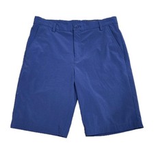Vineyard Vines Youth Boys Size 18 Performance Golf Chino Shorts Blue 10" Inseam