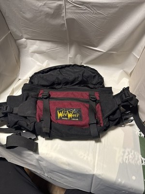RARE VINTAGE WILD WEST BOULDER COLORADO HIKING WAIST Pouch BAG Travel Fanny Pack
