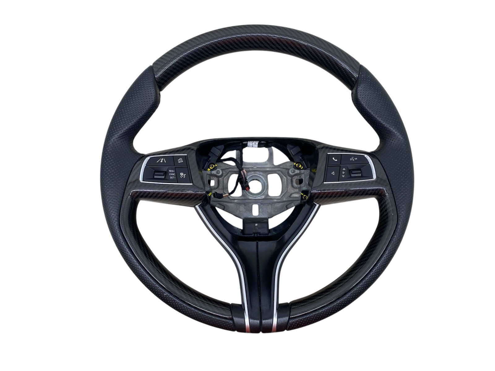 2017-2024 MASERATI LEVANTE M161 STEERING WHEEL W/SWITCHES & CARBON FIBER INSERTS