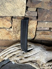 New Tops Knives Rocky Mountain Spike  Factory Leather Sheath w/ Whistle