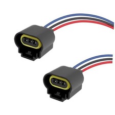 2PCS Female Headlight Pigtail Connector,Headlight Connector Pigtail Fog Light