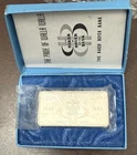 Vintage BAKER BOYER BANK W.H. Foster Inc. WA 3oz 999 Silver bar W/ Box Non Pour