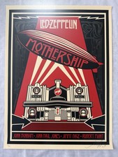 LED ZEPPELIN MOTHERSHIP &ndash; SHEPARD FAIREY SIGNED &ndash; 9/400 - LIMITED EDITION