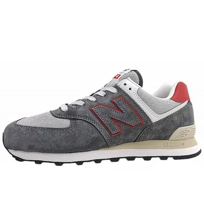 New Balance 574 Herren sportlicher Schnürer in Grau