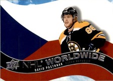 David Pastrnak 2020-21 Upper Deck NHL Worldwide #WW-22 Boston Bruins